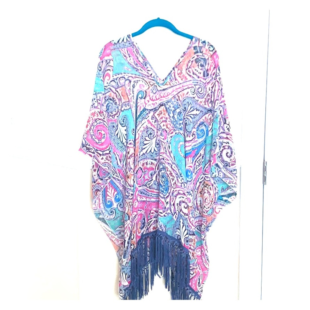 Do everything in love swim cover up poncho